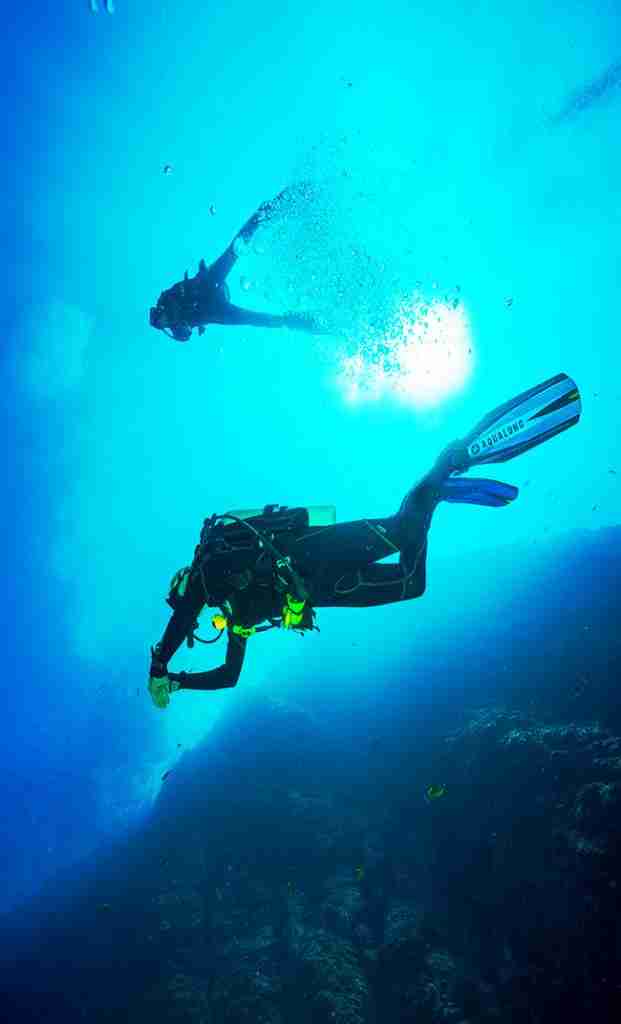elective drift dive from the Adventures